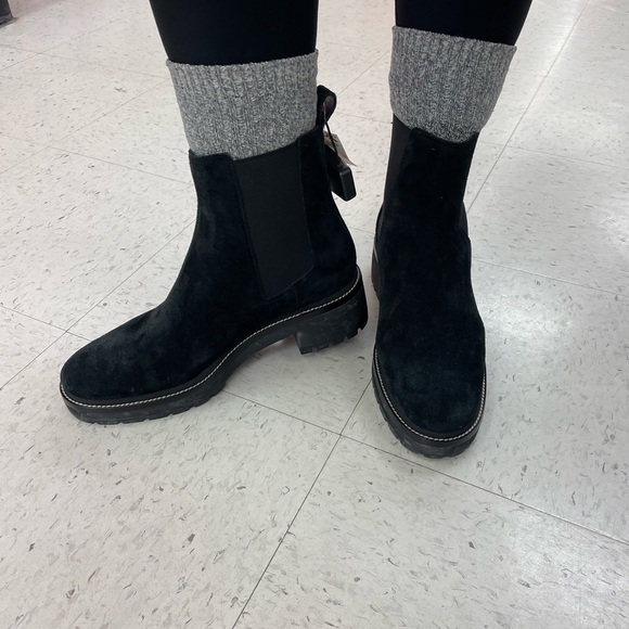 Tory Burch Chelsea Boot Suede Leather 11 - Picture 3 of 6